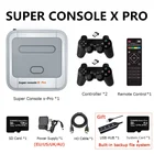 Супер консоль X Pro видео игровые консоли Wi-Fi 4K HD мини ТВ Ретро игровой плеер для PS1DCN64 с 50 + эмуляторами 50000 + игр