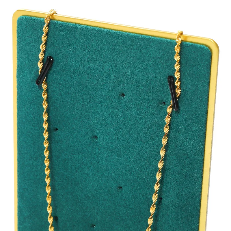 Metal microfiber earrings display props creative vertical earrings necklace storage jewelry display ornaments