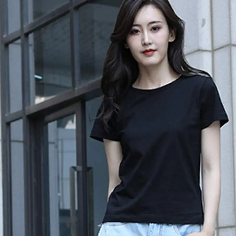

T Shirt Women Clothes 2020 Fashion Tee Top Fashion Cotton Ladies red Tee Shirt