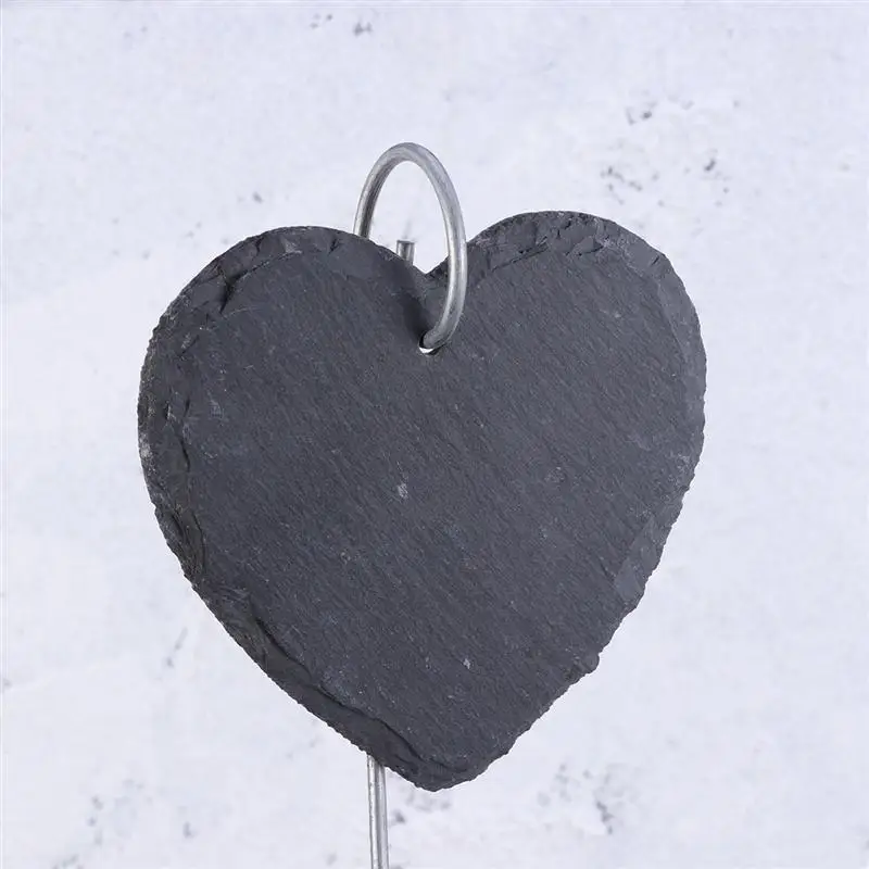 1 шт. Сланцевые ярлыки для растений из натурального железа подвесной теплица