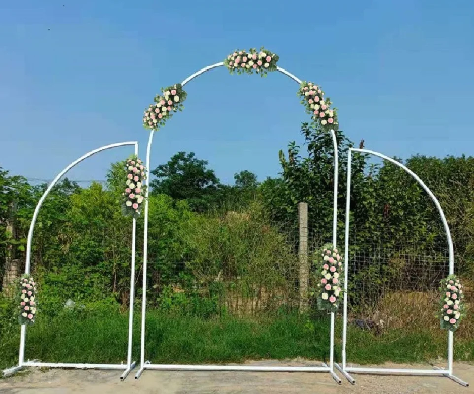 Продажа Подставка для цветов неправильной формы, набор для арки, 3 шт., для свадьбы, украшение арки