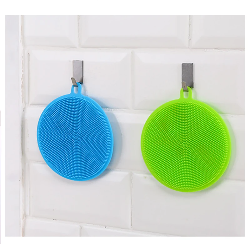 

Multifunctional Silicone Dishwashing Brush Pad Pots and Pans Cleaning Brush Anti-scald Table Mat Kitchen Accessories