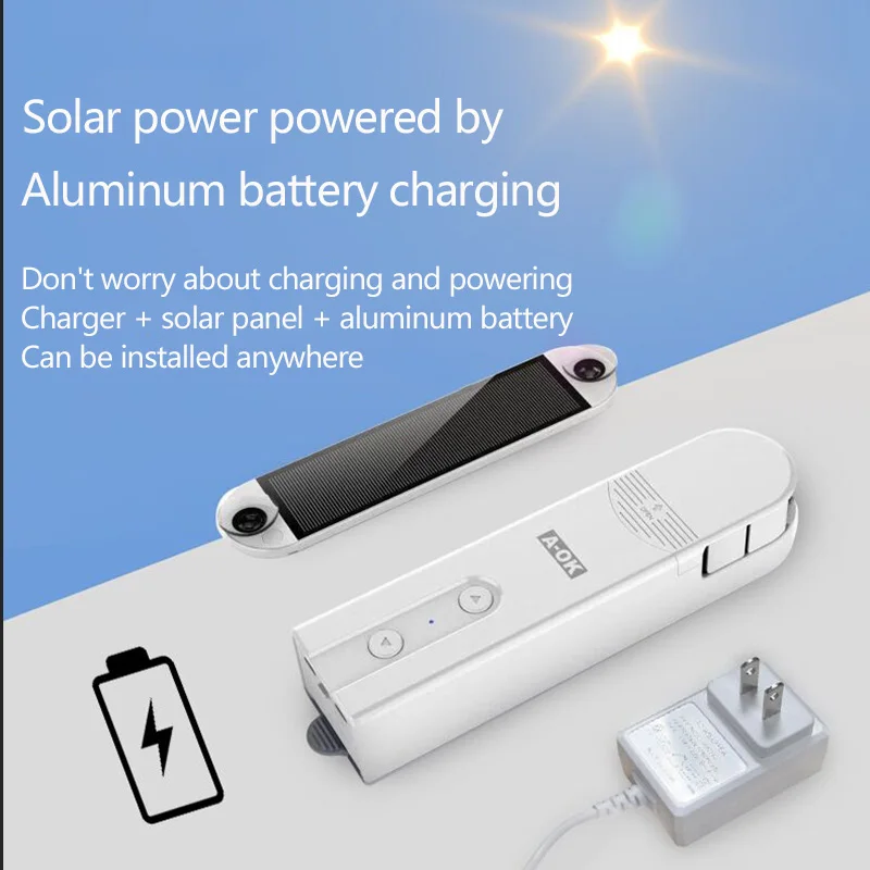 A-OK AM43 Aoke electric curtain motor smart phone app control electric roller blinds roman curtain soft curtain