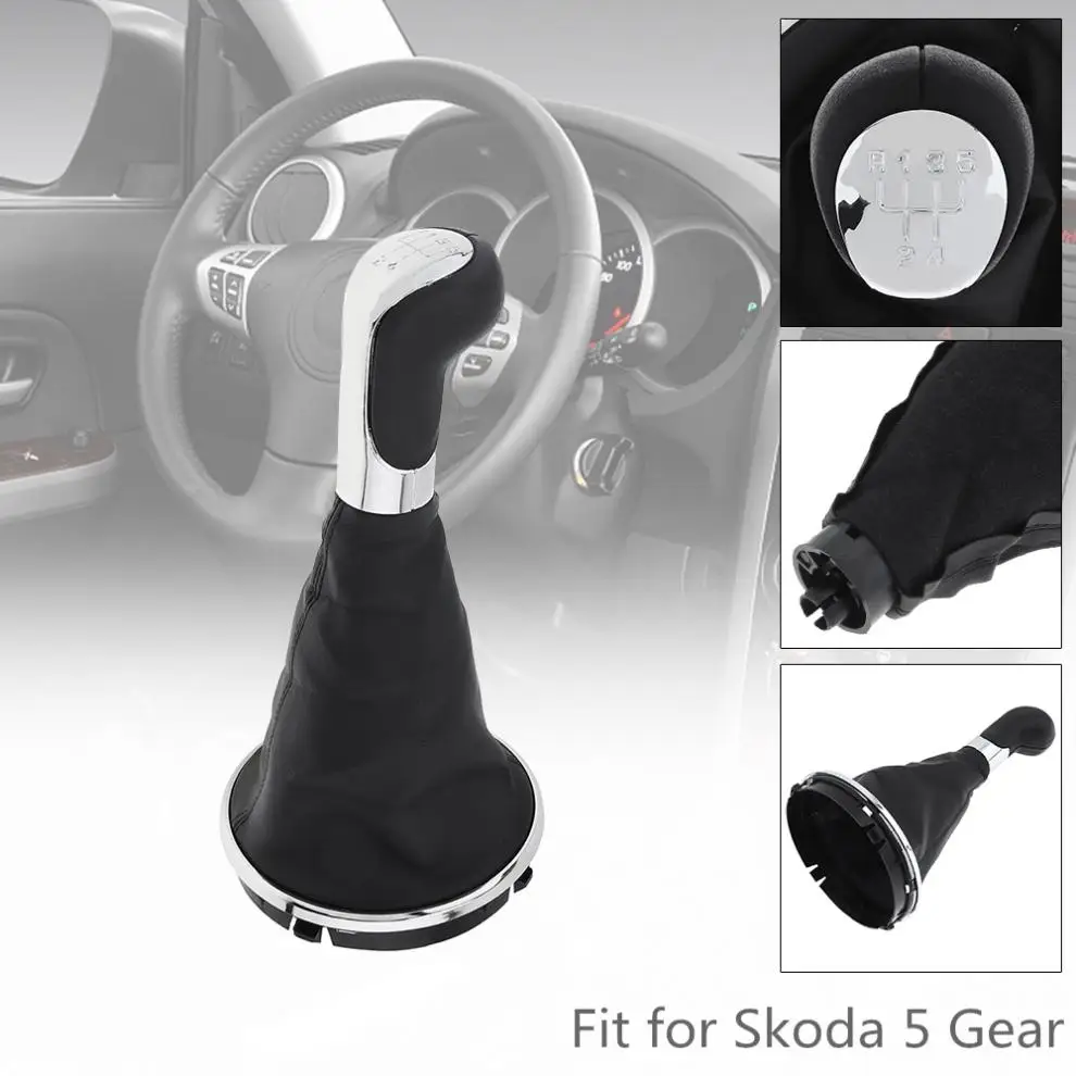 5 скоростей ABS + искусственная кожа ручной рычаг переключения передач Ручка С