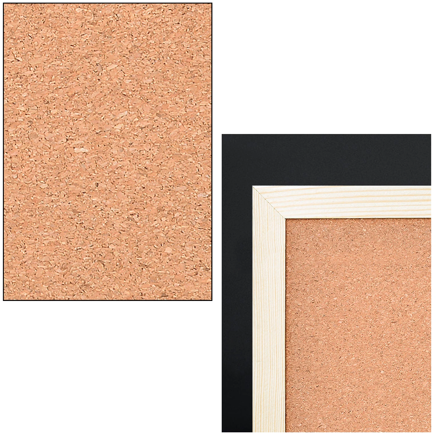 Деревянная доска для объявлений записей фотографий букв сообщений дома офиса