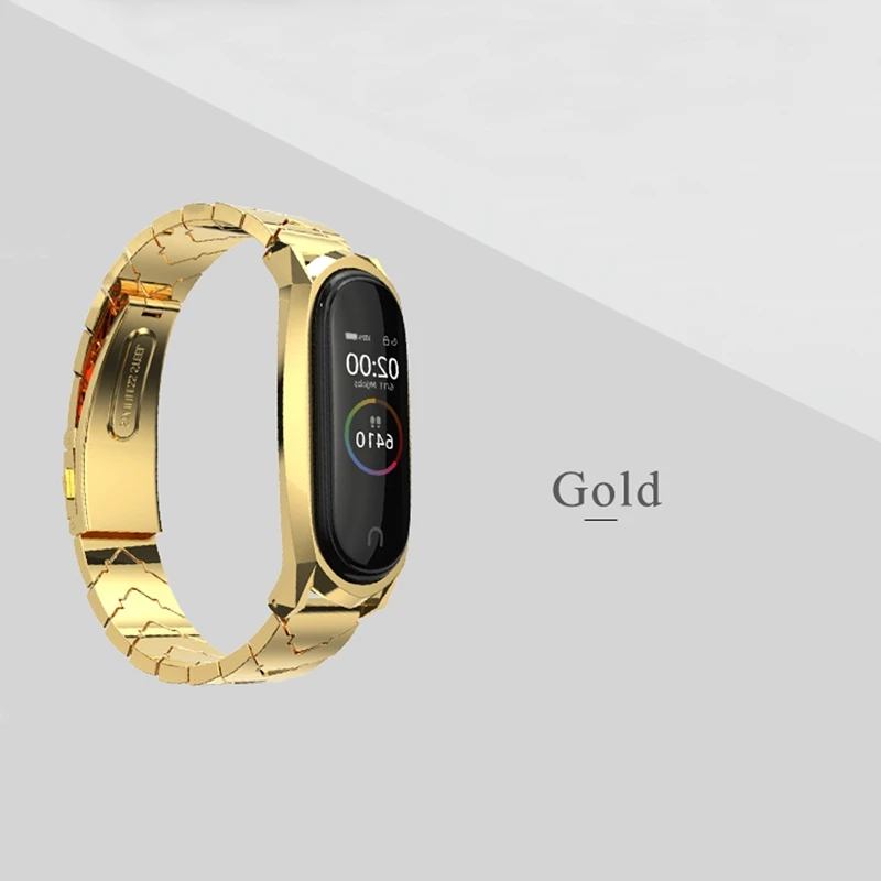 Mi jobs mi band 4 ремешок металлический браслет для Xiaomi mi 3 4 ремешок Безвинтовой нержавеющей стали mi Band 4 смарт-браслет NFC Global