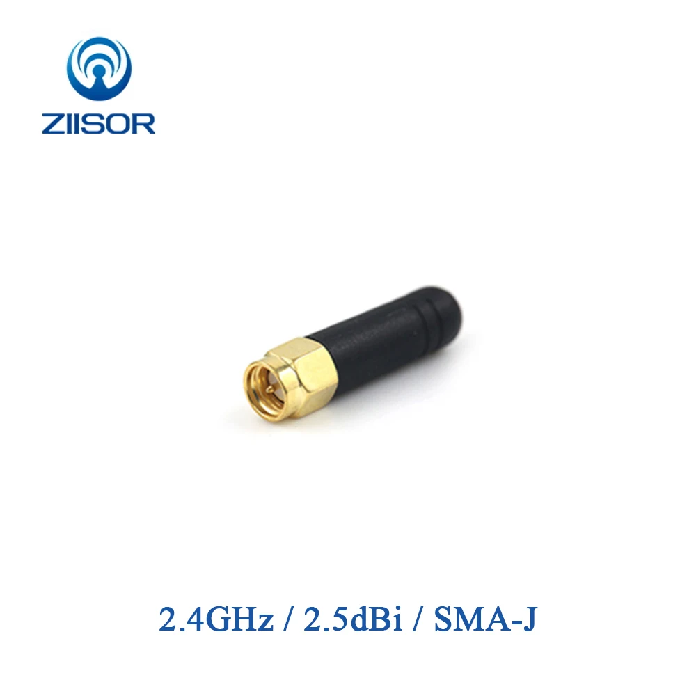 SMA-J Black 2,4 ГГц маршрутизатор Антенна wifi мини медная антенна супер короткая Omni антенна SMA Мужской беспроводной модуль DTU ретранслятор антенна TX2400-JZ-3 - Цвет: SMA-J Black