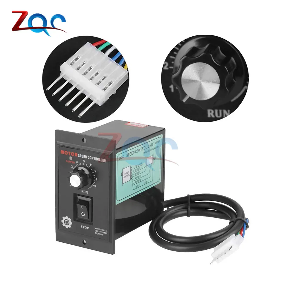 Высокоточный контроллер скорости электродвигателя 400 Вт 220 В переменного тока Гц