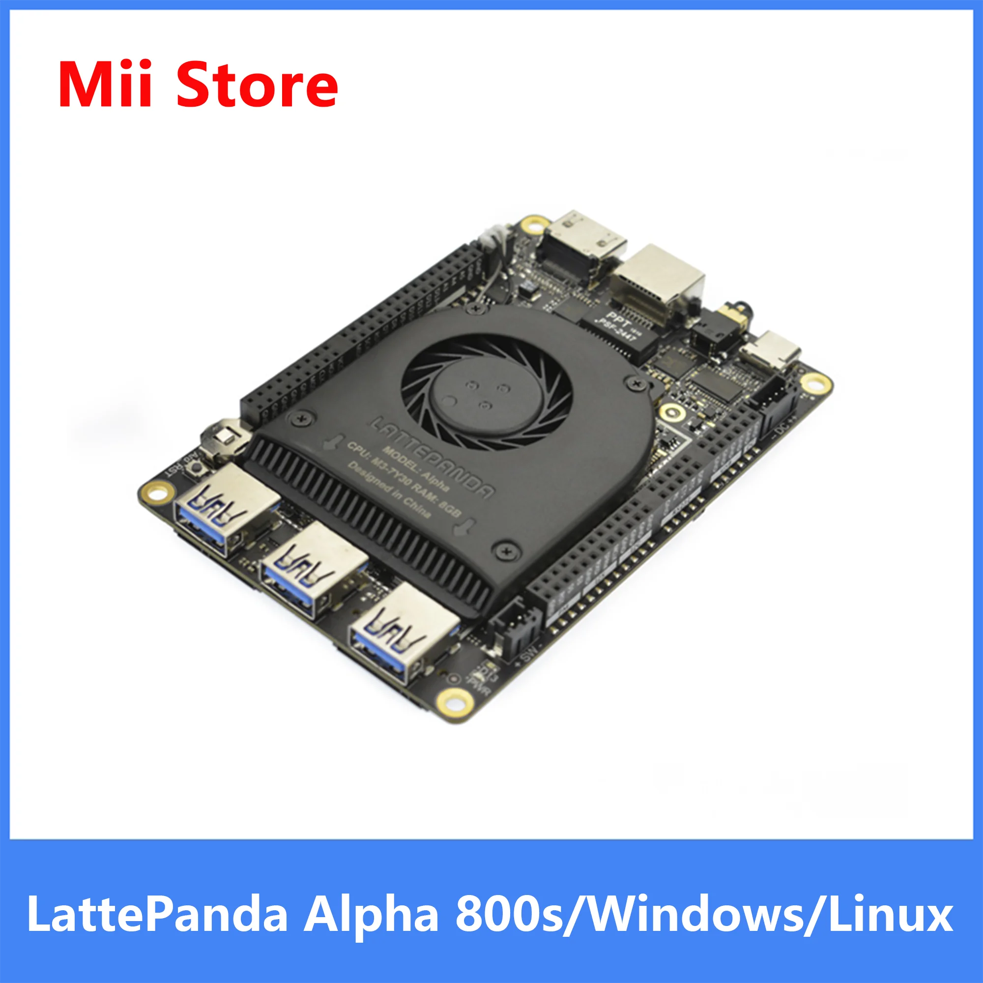 LattePanda Alpha 800s m3-8100y Tiny Ultimate Windows / Linux устройство компьютер с одной платой - купить по