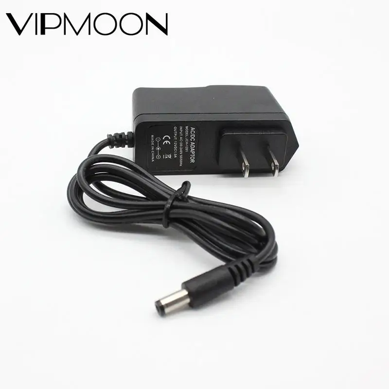 VIPMOON AC 100-240 В (штепсельная вилка США) к DC 12 1A (2 1x5 5 мм) Источник питания Вт настенное