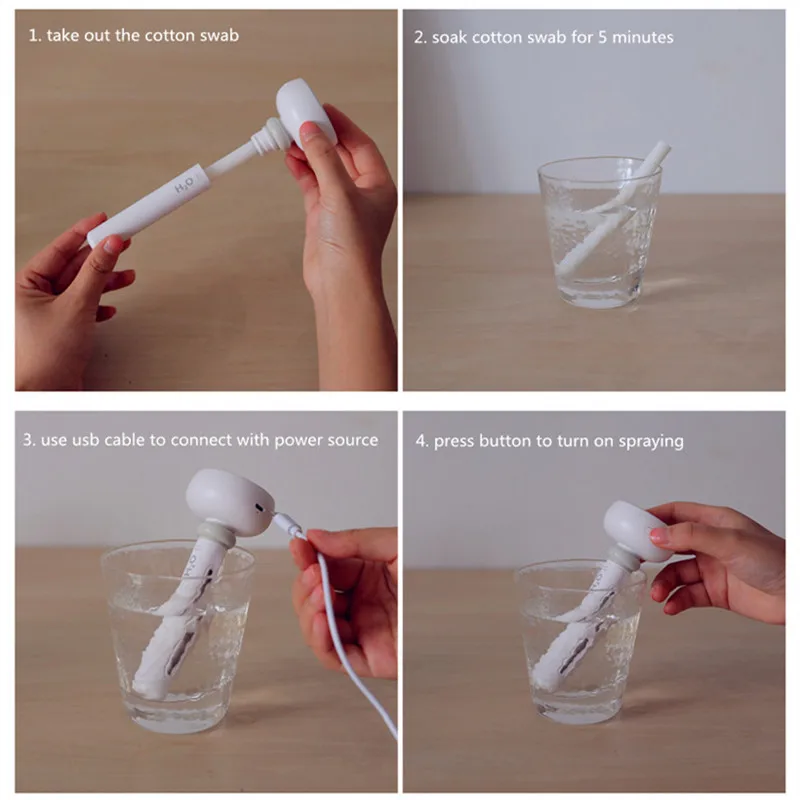 Модернизированный увлажнитель воздуха пончик с неоновым светильник для дома и