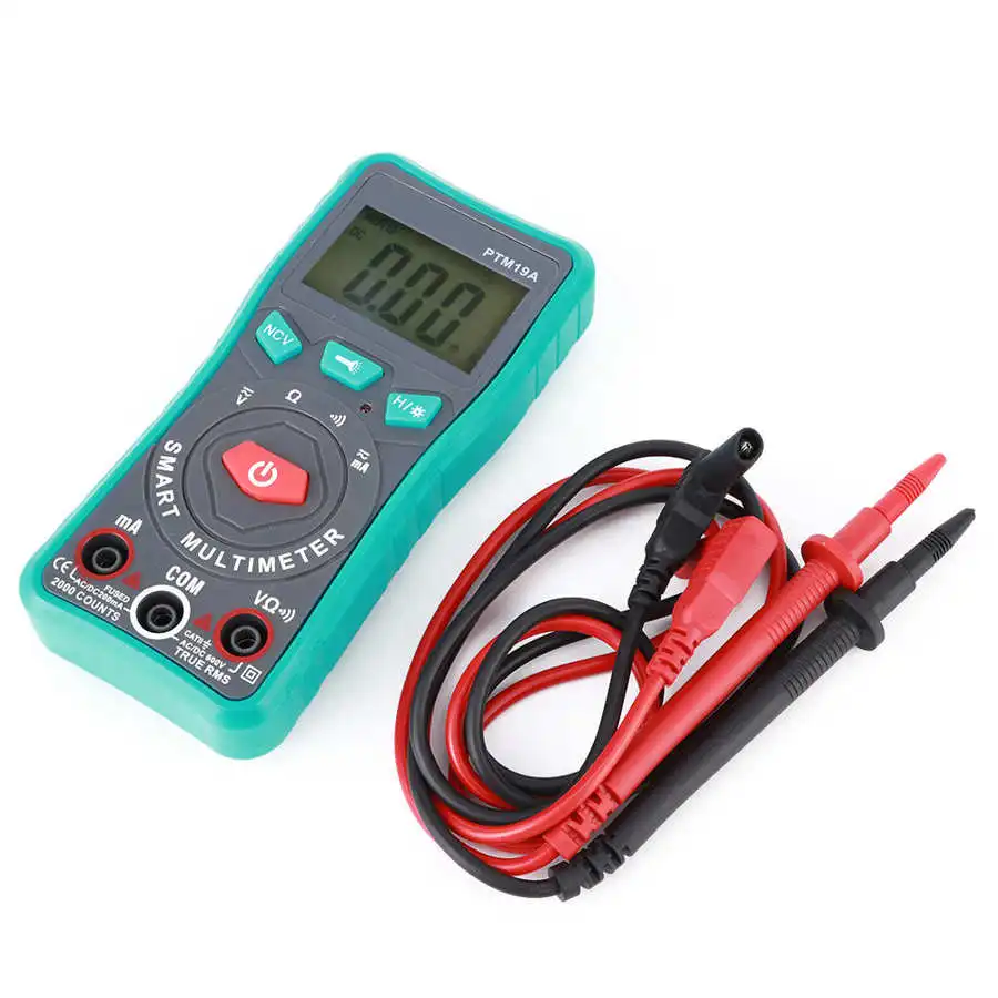 Цифровой умный мультиметр PTM19A Измеритель постоянного/переменного тока