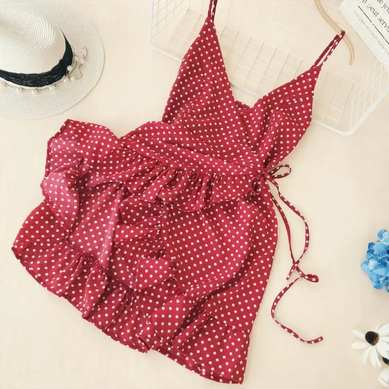 High Waist Piece Point Irregular Leaf Edge Chalaza Dress fashion clothes woman Tide |