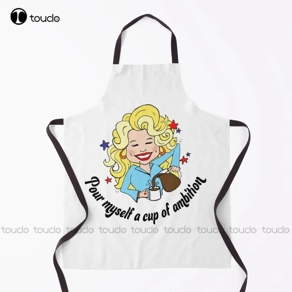 Dolly Dolly Parton Apron Barber Aprons  Personalized Custom Cooking Aprons Garden Kitchen Household Cleaning Unisex Adult Apron