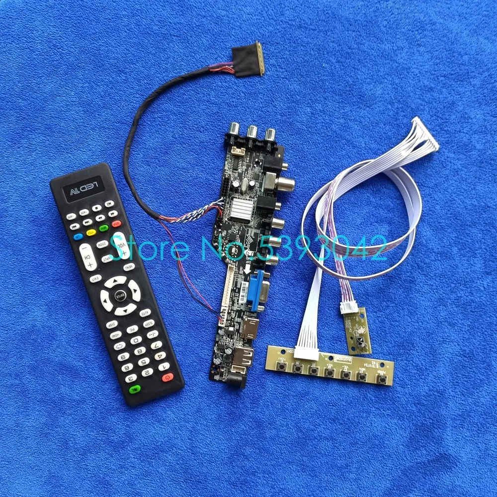 

USB VGA AV DVB 3663 40-Pin LVDS 1366*768 For LP116WH1/LP116WH2/LP116WH4/LP116WH6 Universal Display Drive Board Kit Digital