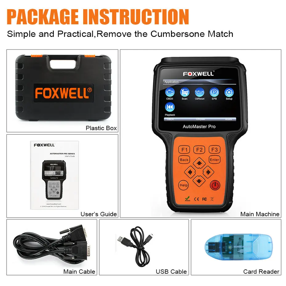 FOXWELL NT624 PRO полная система OBD2 сканер Код считыватель масла EPB сервис сброса ODB2 авто