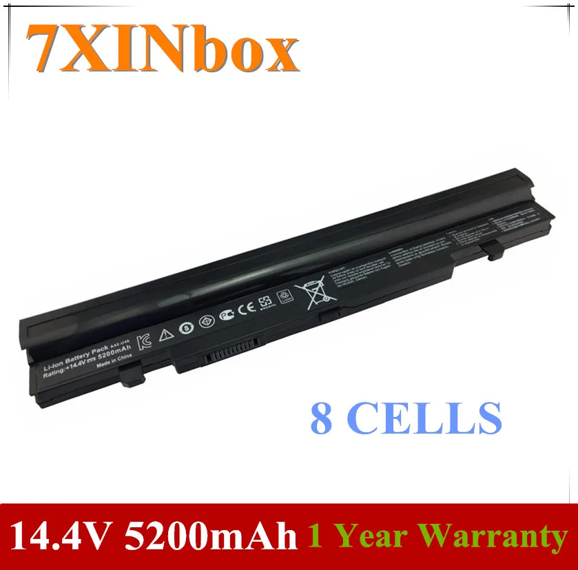 7 xinbox 14,4 V 5200mAh лаптоп с Батарея A32-U46 A41-U46 A42-U46 для ASUS U46 U46E U46J U46JC U56 U56E U56J U56JC