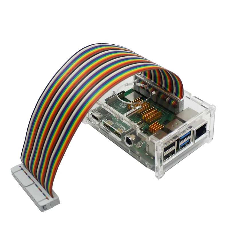 Прозрачный защитный чехол для Raspberry Pi Fan 2A вентиляторы охлаждения 5 В защита
