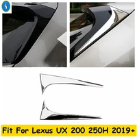 rear door tailgate window stripes sequins decoration cover trim abs chrome accessories fit for lexus ux 200 250h 2019 2020 2021
