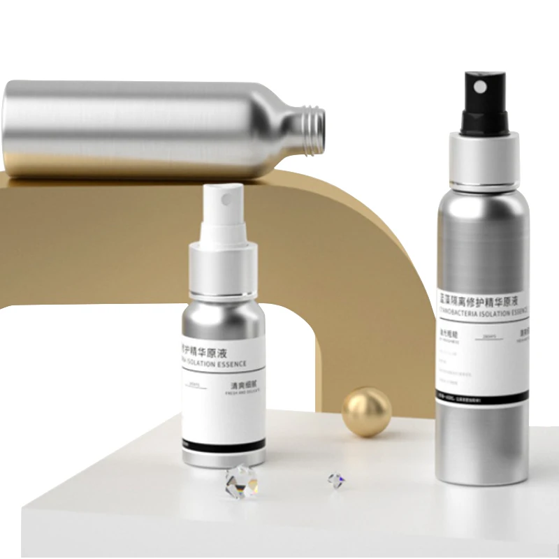 Спрей бутылка многоразового использования бутылки алюминиевые для духов