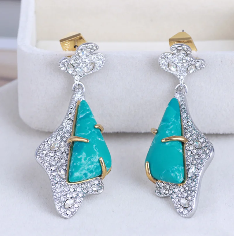 CSxjd 2019 новинка модель высокого качества роскошное с натуральным камнем женский