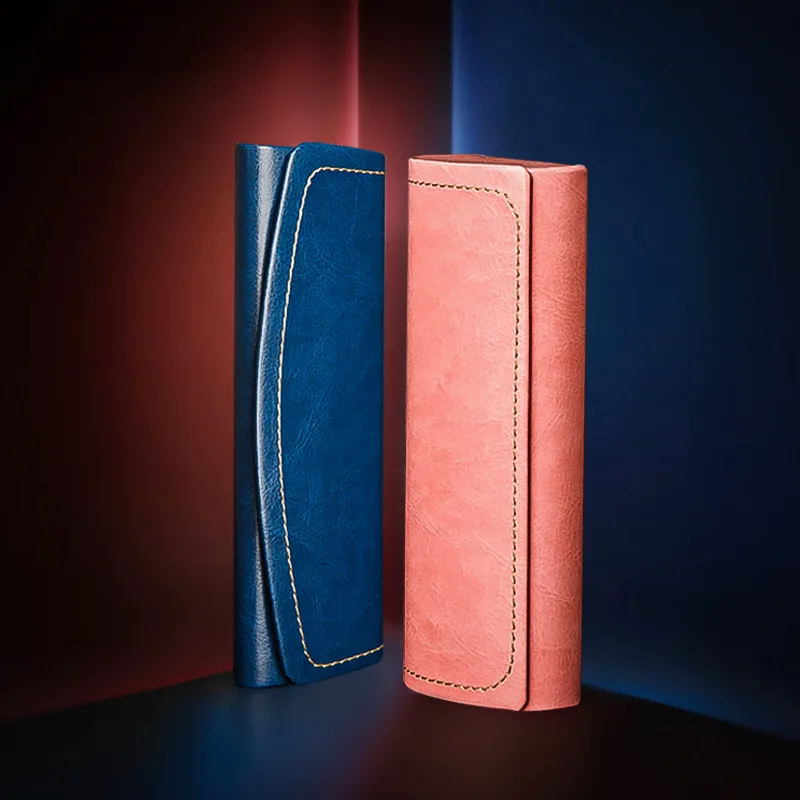 Evove Чехол для очков женщин и мужчин из искусственной кожи жесткие солнцезащитные