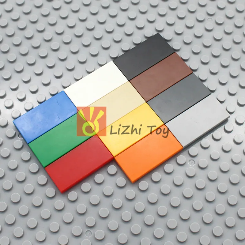 Блочные конструкторы Jile плоские плитки 2x4 50 шт.