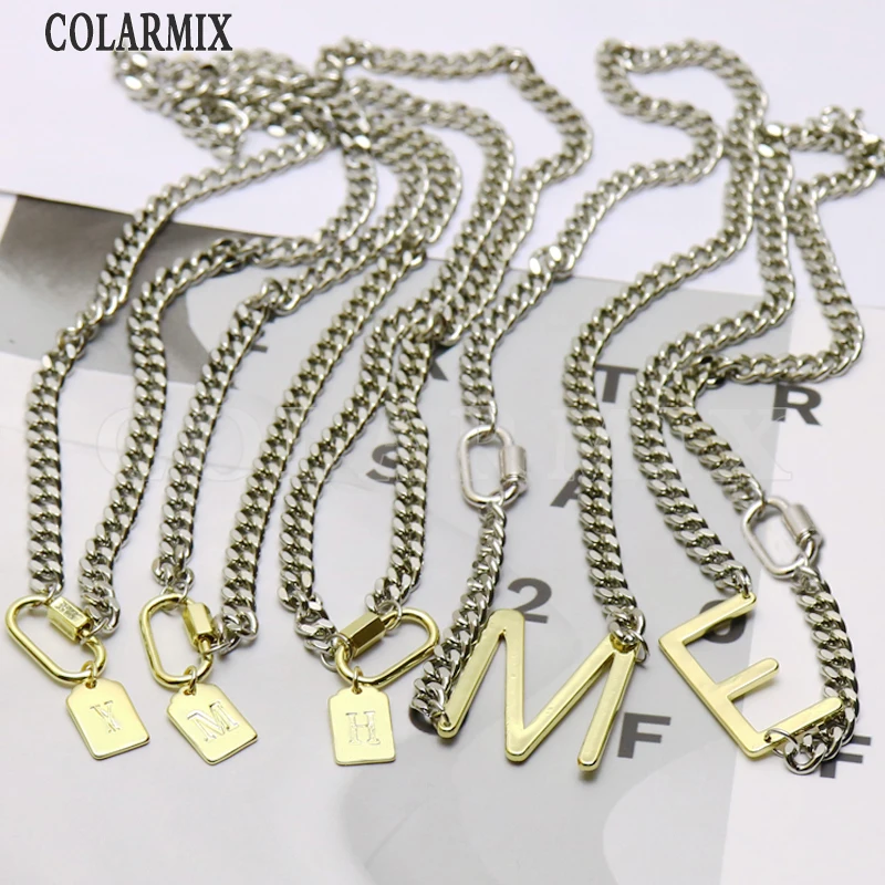 

5 Strand Punk style necklace New design Hip Pop Necklace Fashion jewelry Gift for lady letter necklace pendant necklace gift