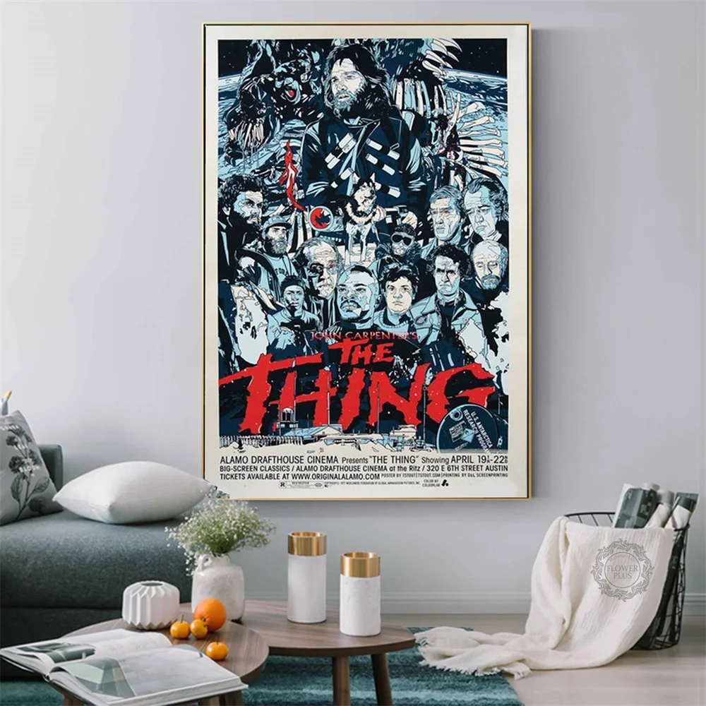 Плакат The Thing 1982 классический фильм Джон плоттер плакаты принты на холсте