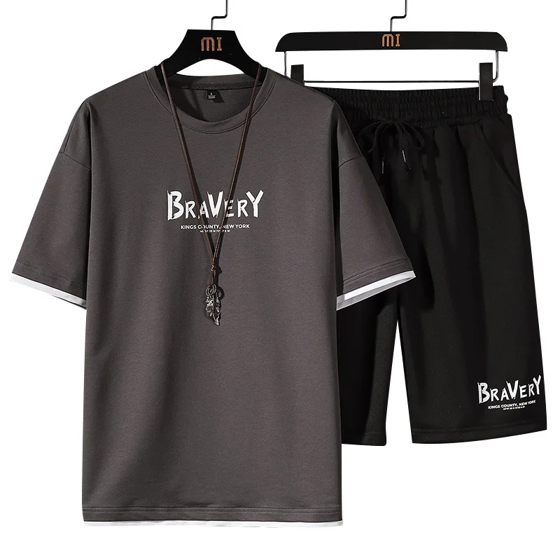 

Summer Men's Sets Solid Color Linen Short Sleeve Button Shirt Casual Beach Shorts Streetwear Casual Men Sports Suits 2 Pieces