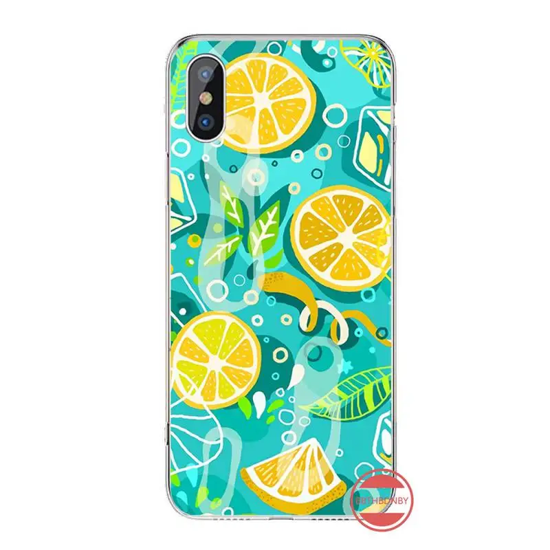 

Summer green leaves fruit lemon peach Phone Cases For iphone 12 5 5s 5c se 6 6s 7 8 plus x xs xr 11 pro max