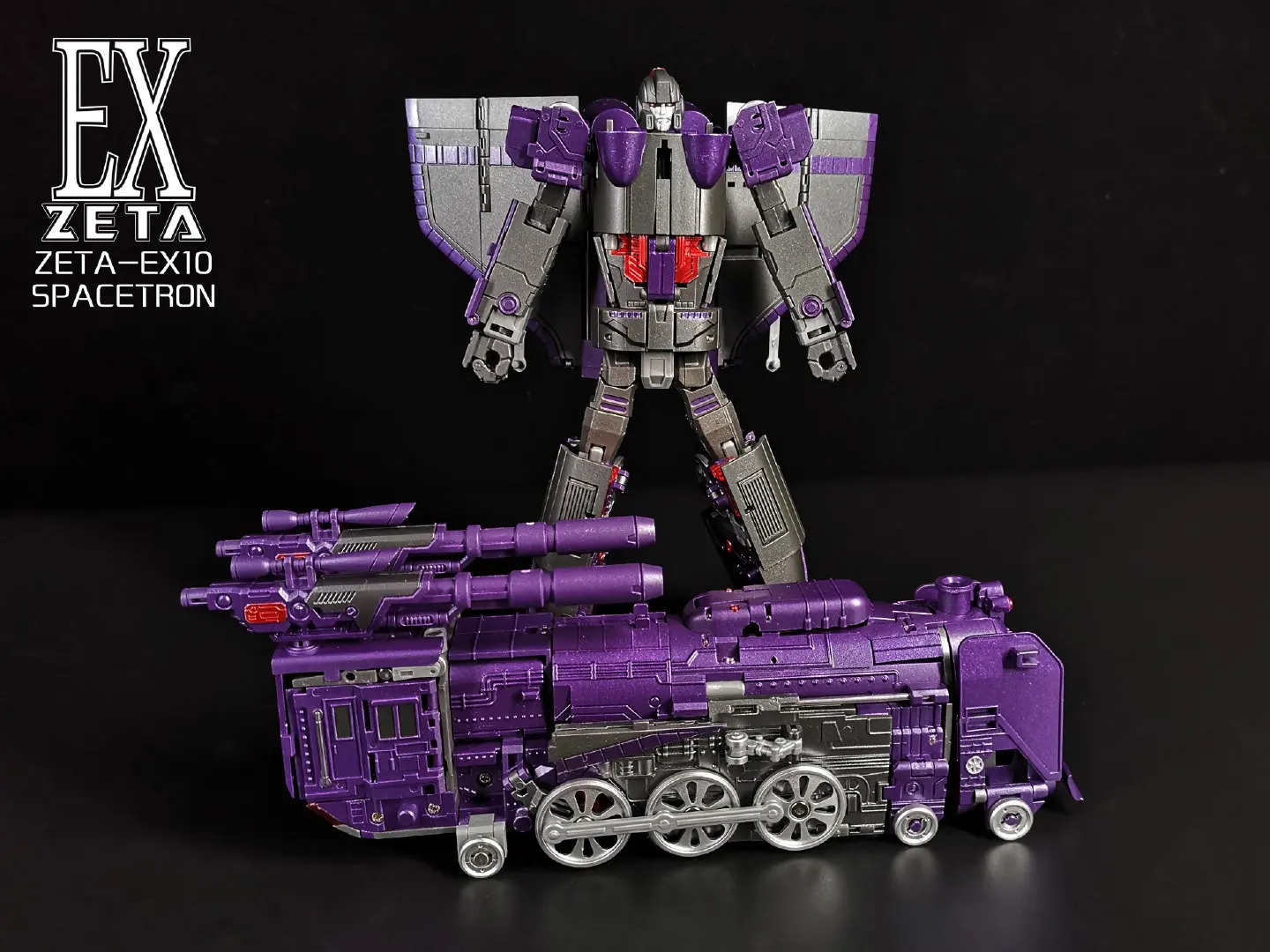 Трансформер ZETA TOYS EX10 EX 10 три изменяемые большой поезд SPACETRON G1 Decepticon деформация