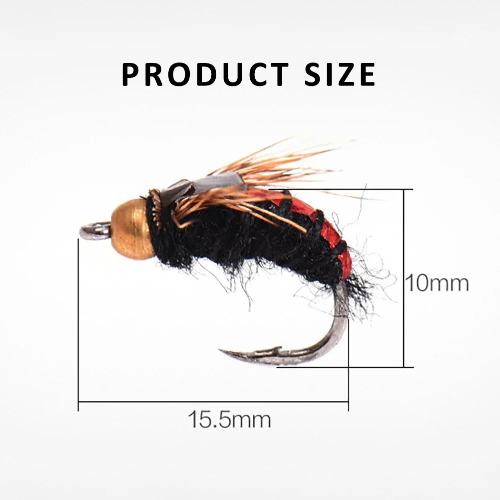 

40pcs High Simulation Carbon Steel Fly Hooks Imitation Fly Fishing Hooks Fishing Jip Barbed Carp Hooks Sea Tackle Accessories