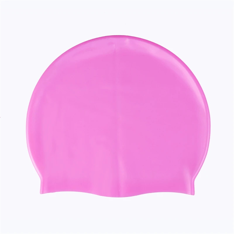 

New Arrive Swimming Cap Silicone Women Men Waterproof FreeSize Colorful Adult Long Hair Sports High Elastic Adults Swim Pool Hat