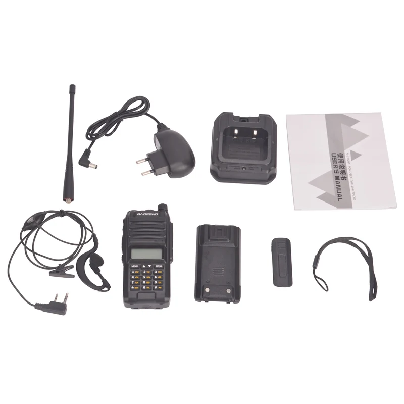 Трехдиапазонная рация baofeng telsiz VHF UHF 136-174/200-260/400-520 МГц BF-A58S FM портативный двухсторонний radi с наушником
