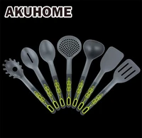 7pcs cooking tools sets nylon kitchenware tools utensils set spatula shovel soup spoon special heat resistant design
