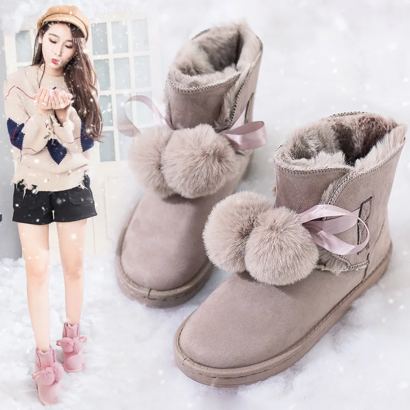 Зимняя обувь для девочек Новинка сезон осень-зима коллекция 2019 года меховые