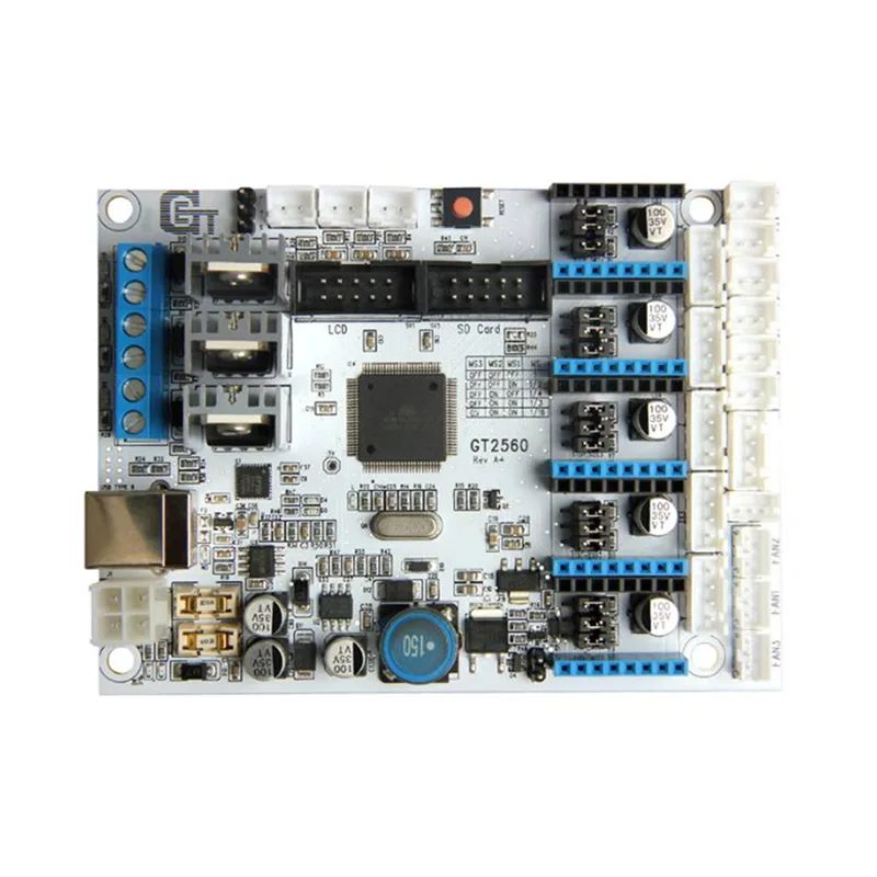 Новый модуль платы 3d принтер материнская плата комплект GT2560 A4988 Драйвер LCD2004