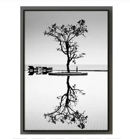 Минималистичный скандинавский настенный постер с принтом в виде одного