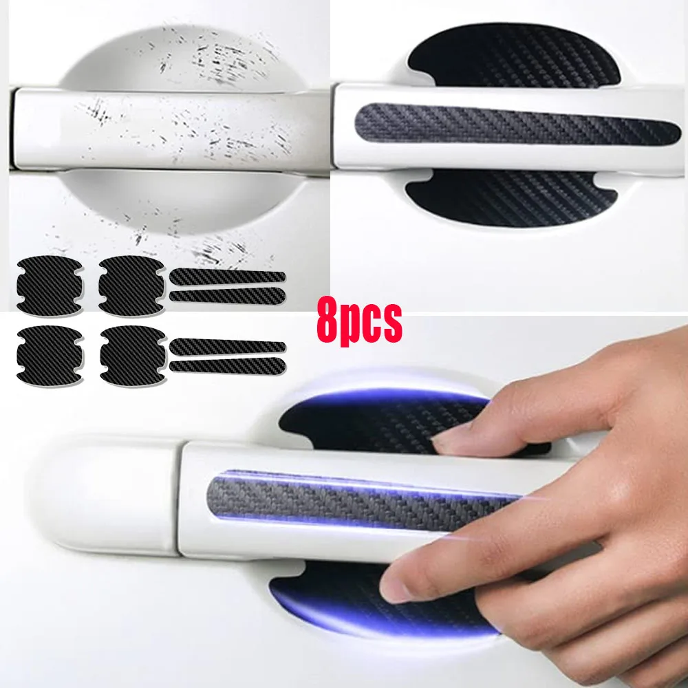 8 шт. наклейки на дверную ручку автомобиля | Автомобили и мотоциклы