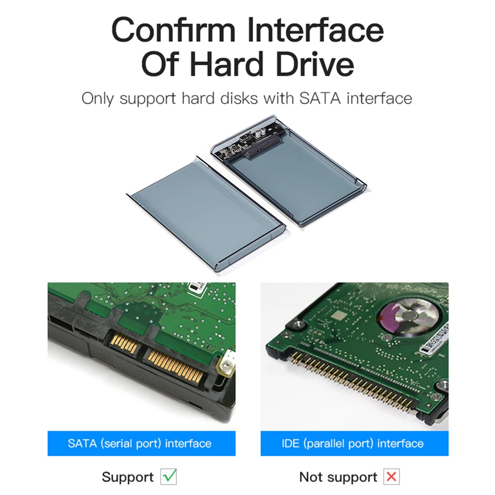 Корпус для жесткого диска G16 2 5 дюйма USB3.0 с последовательным портом SATA SSD чехол