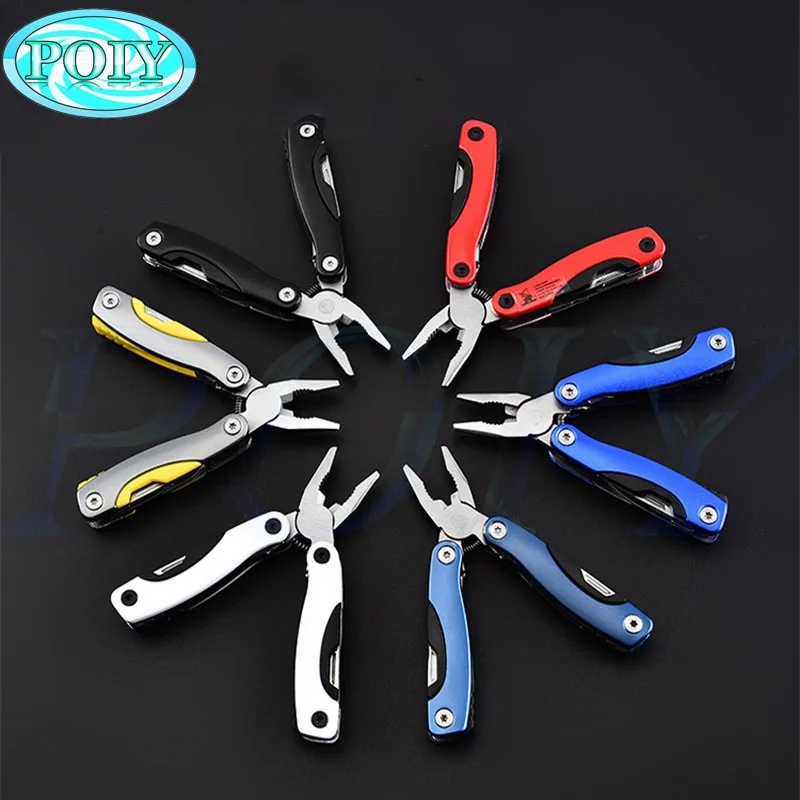 Мини складные плоскогубцы портативные рыболовные инструмент для походов и