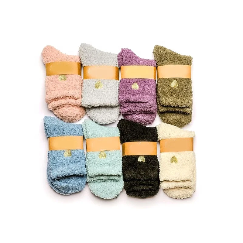 

Winter Socks Zhuji Factory Thick Warm Home Sleeping Cute Socks White Polyester Socks Cute Socks