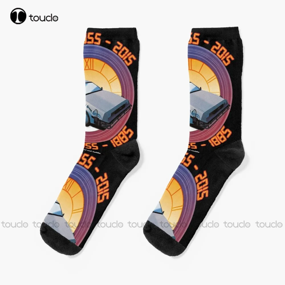 

Back To The Future Socks Cotton Socks For Men Thanksgiving Christmas New Year Gift Unisex Adult Teen Youth Socks Custom Sock