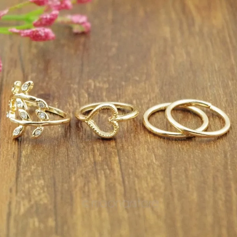 Женские вечерние кольца с верхним кончиком пальца Над средним над Открытое