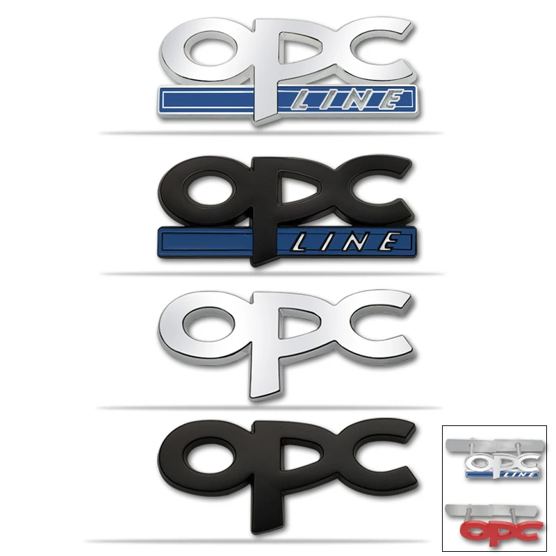 Стайлинг автомобиля металлическая наклейка OPC линии эмблема решетка украшение