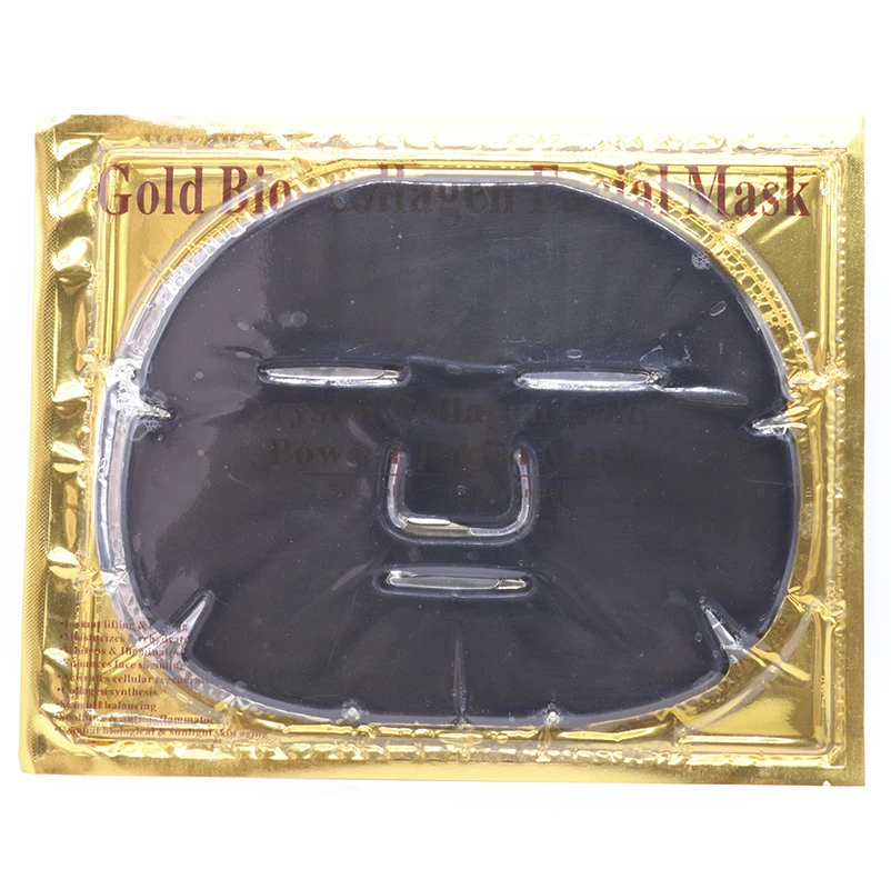 Золотая биоколлагеновая маска для лица Кристальный золотой порошок коллаген