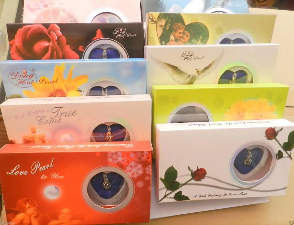 10 шт./набор подарок на день рождения Любовь Желание жемчужные бусы Сердечко