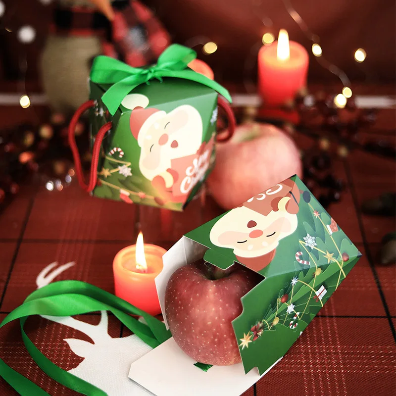 Рождественская Подарочная коробка фланелевый Подарочный пакет детский мешок