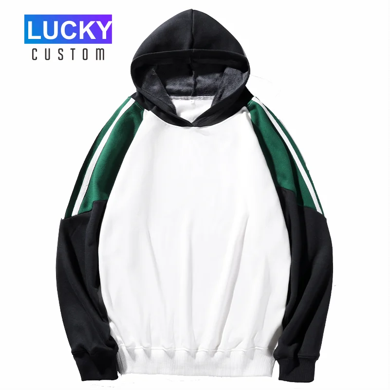 

LUCKY 511WY 2020 color matching fashion trend hip-hop custom LOGO men's and women's hoodie